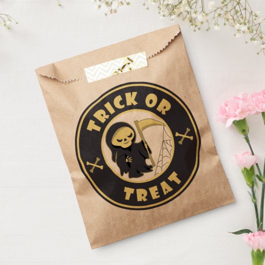 Trick oder Leckerbissen Halloween grimmigem Sensen Geschenktütchen (Versiegelt)