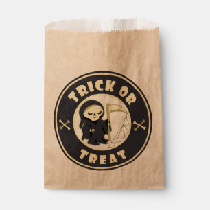 Trick oder Leckerbissen Halloween grimmigem Sensen Geschenktütchen