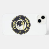 Trick oder Leckerbissen Halloween grimmigem Sensen iPhone Hülle (Rückseite (Horizontal))