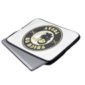 Trick oder Leckerbissen Halloween grimmigem Sensen Laptopschutzhülle (Vorne Knopf)