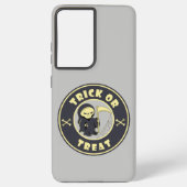 Trick oder Leckerbissen Halloween grimmigem Sensen Samsung Galaxy Hülle (Rückseite)