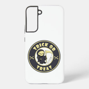 Trick oder Leckerbissen Halloween grimmigem Sensen Samsung Galaxy Hülle