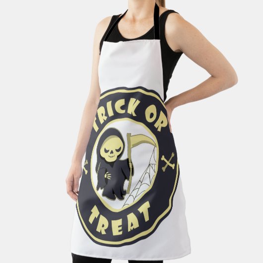 Trick oder Leckerbissen Halloween grimmigem Sensen Schürze (InSitu)