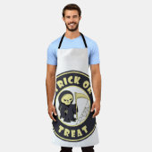 Trick oder Leckerbissen Halloween grimmigem Sensen Schürze (Getragen)