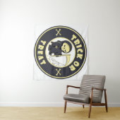 Trick oder Leckerbissen Halloween grimmigem Sensen Wandteppich (Beispiel (Horizontal))