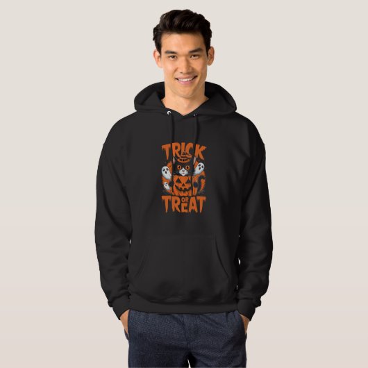 Trick oder Leckerbissen Halloween Hoodie (Vorne ganz)