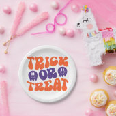Trick oder Leckerbissen Halloween Pappteller (Party)