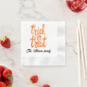Trick oder Leckerbissen Halloween Serviette (Beispiel)