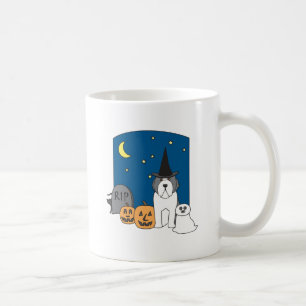 Trick oder Leckerei Beardie Halloween Kaffeetasse