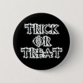Trick oder Leckerei Button (Vorderseite)