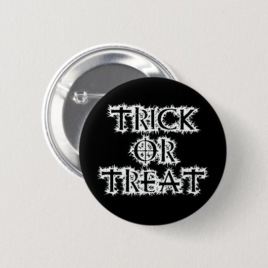 Trick oder Leckerei Button (Vorne & Hinten)