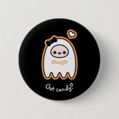 Trick-oder Leckerei-Geist Button (Vorderseite)