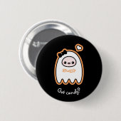 Trick-oder Leckerei-Geist Button (Vorne & Hinten)