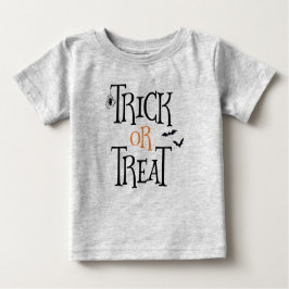 Trick oder Leckerei Halloween Baby T-shirt