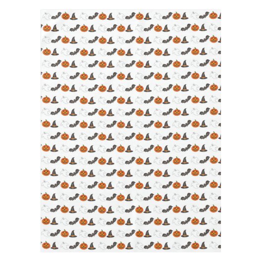 Trick-oder-Leckerei Halloween Bat Pumpkin Ghost He Tischdecke (Vorderseite)