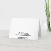 Trick oder Leckerei! Halloween-Karten Karte (Rückseite)