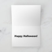 Trick oder Leckerei! Halloween-Karten Karte (Innenseite)