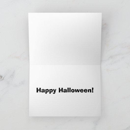 Trick oder Leckerei! Halloween-Karten Karte (Innenseite)