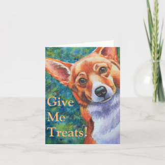 Trick-oder Leckerei-HalloweenCorgi Karte