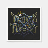 Trick-oder-Leckerei-Haloween Serviette (Vorderseite)