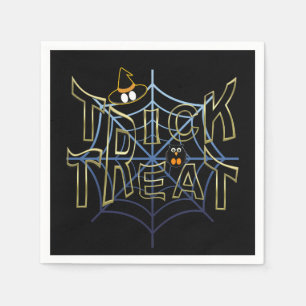 Trick-oder-Leckerei-Haloween Serviette
