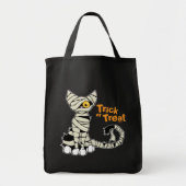 Trick-oder Leckerei-Mama-Katze - Halloween-Tasche Tragetasche (Vorne)