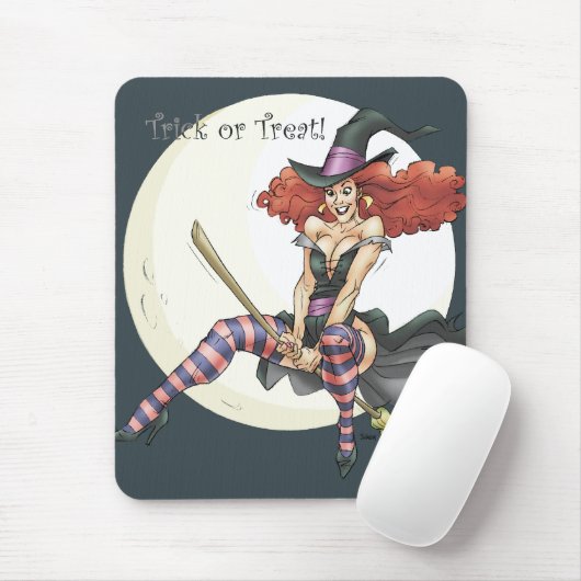 Trick oder Leckerei Mousepad (Mit Mouse)