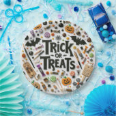 Trick oder Leckereien Pappteller (Party)