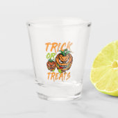 Trick oder Leckereien Schnapsglas (Vorderseite)