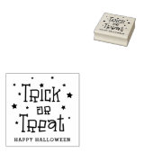 Trick oder Leckereien Sterne Happy Halloween Gummistempel (Stempel)