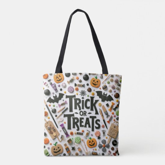 Trick oder Leckereien Tasche (Rückseite)