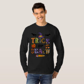 Trick oder Lehre Lehrer Halloween-Kostüm 1 T-Shirt (Vorne ganz)