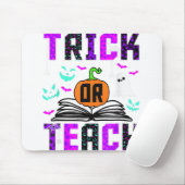 Trick oder lehren lustige Lehrerin Halloween Kostü Mousepad (Mit Mouse)