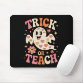 Trick oder lehren Niedlich Ghost Lehrer Halloween Mousepad (Mit Mouse)