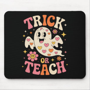 Trick oder lehren Niedlich Ghost Lehrer Halloween  Mousepad