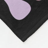 Trick oder lehren Niedlich Teacher Halloween Retro Fleecedecke (Ecke)