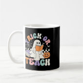 Trick oder lehren Spooker Niedlich Ghost-Lehrer Le Kaffeetasse (Links)