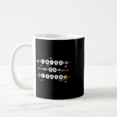 Trick oder lehren Spooky Lehrer glücklich Hallowee Kaffeetasse (Links)