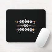 Trick oder lehren Spooky Lehrer glücklich Hallowee Mousepad (Mit Mouse)