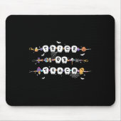 Trick oder lehren Spooky Lehrer glücklich Hallowee Mousepad (Vorne)