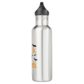 Trick oder Lektion - Halloween-Design Edelstahlflasche (Rechts)