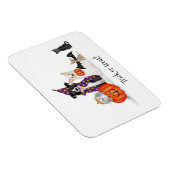 Trick oder Lust? Hunde im Halloween-Kostümmagnet Magnet (Rechte Seite)
