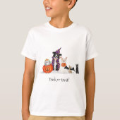 Trick oder Lust? Hunde in Halloween-Kostümen T - S T-Shirt (Vorderseite)