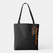 Trick oder Lust, nennen Sie personalisiert, glückl Tasche (Rückseite)