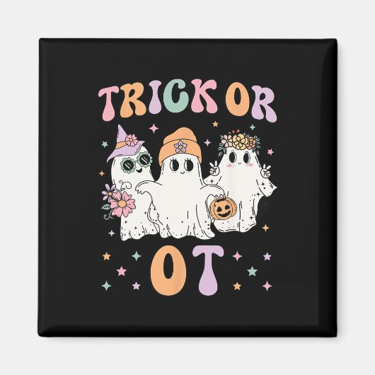 Trick oder Ot-Berufs-Therapeut Hallowe Magnet (Vorne)