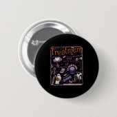 Trick oder PT Physical Therapy Therast Halloween Button (Vorne & Hinten)
