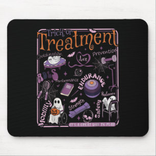 Trick oder PT Physical Therapy Therast Halloween Mousepad