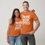 Trick oder Rede Halloween Speech Therapist Kostüm T-Shirt (Unisex)