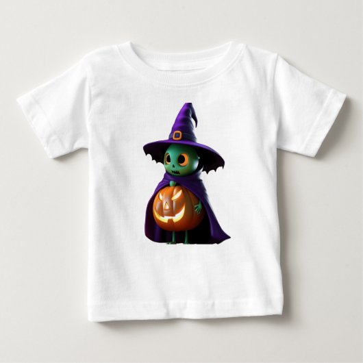 Trick oder T-Shirt: Spooky Style für Halloween Baby T-shirt (Vorderseite)