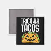 Trick oder Tacos Halloween mexikanische Kostüme Mä Magnet (Vorderseite/Rückseite)